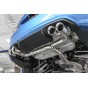 Muffler Bypass Axleback Exhaust System with Tips - Brushed Single Wall for 2016-2016 BMW M2 by Fabspeed Motorsport